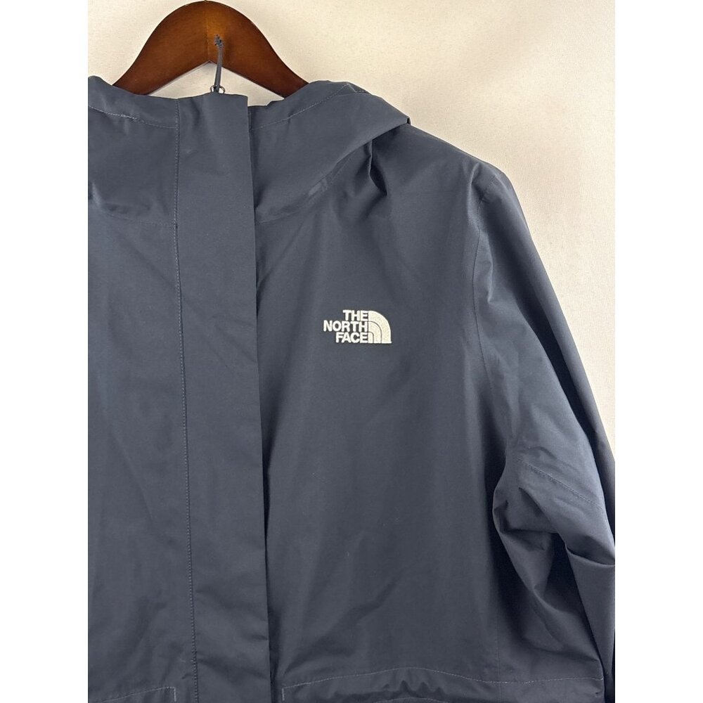 Women’s The North Face XXL Navy Blue Raincoat - Picture 2 of 9